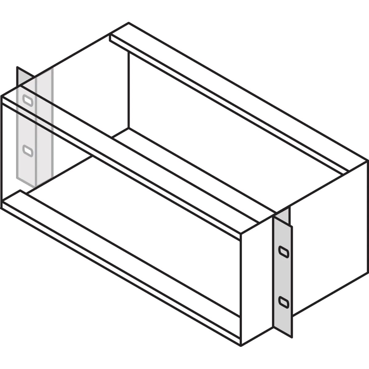 SCHROFF 19"WINKEL UNIV. 2STK - Rack-Zubehör (24560499) - SCHROFF 19"-Winkel Typ F