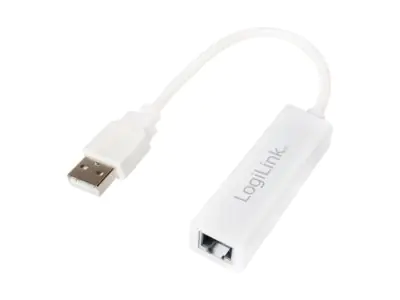 LogiLink USB 2.0 to Fast Ethernet RJ45 Adapter - Netzwerkadapter - USB 2.0 - 10/100 Ethernet LogiLink USB 2.0 to Fast Ethernet RJ45 Adapter - Netzwerkadapter - USB 2.0 - 10/100 Ethernet