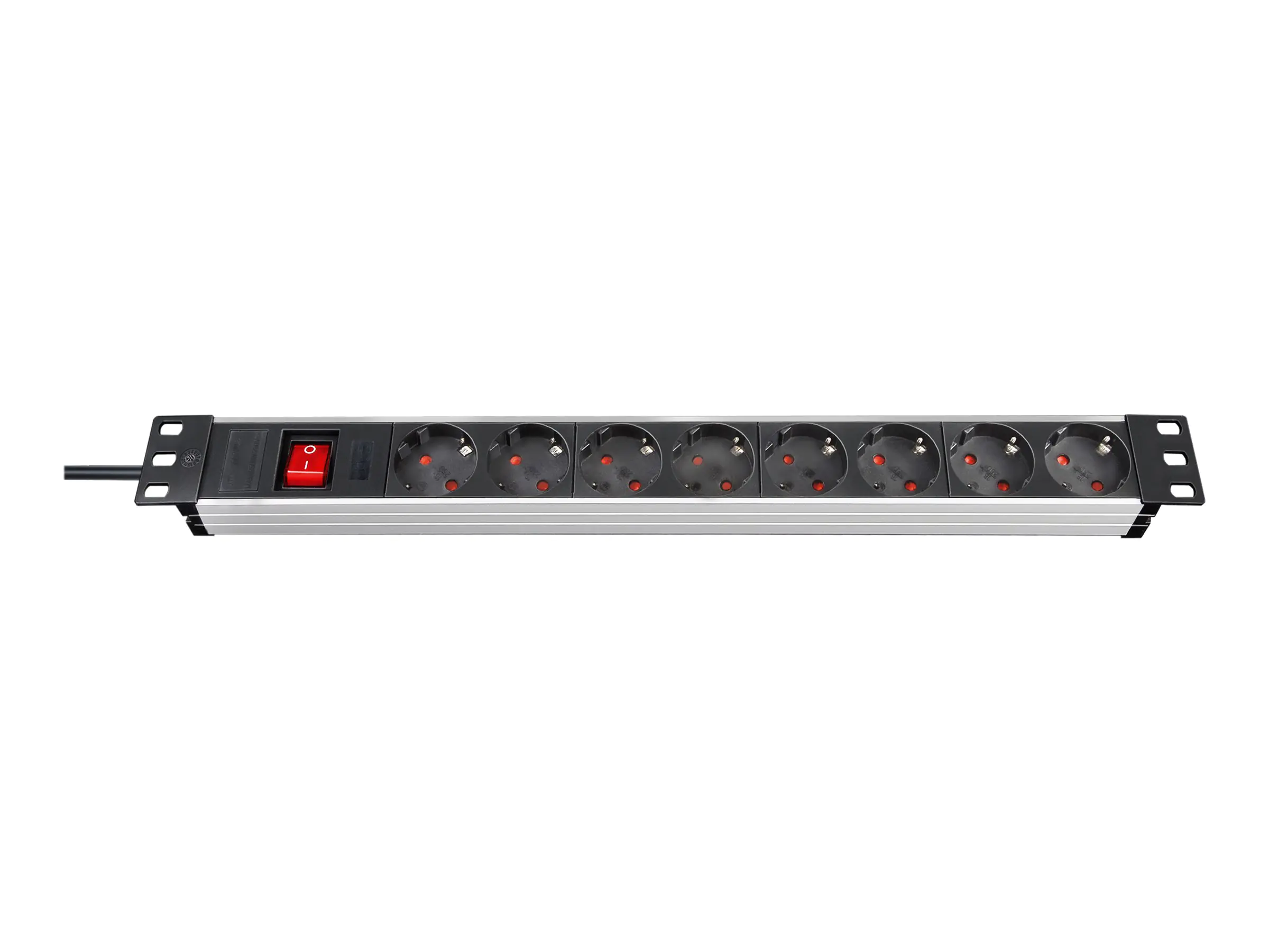 Brennenstuhl Premium-Alu-Line - Steckdosenleiste (Rack - einbaufähig) 1390007018