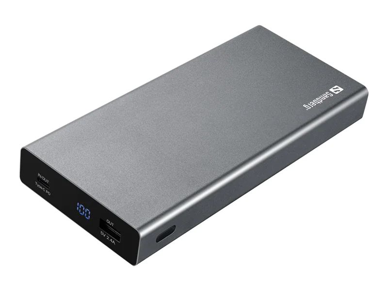 Sandberg Powerbank - Powerbank - 1 x Batterie - Lithium-Ionen - 20000 mAh - 74 Wh Sandberg Powerbank - Powerbank - 1 x Batterie - Lithium-Ionen - 20000 mAh - 74 Wh