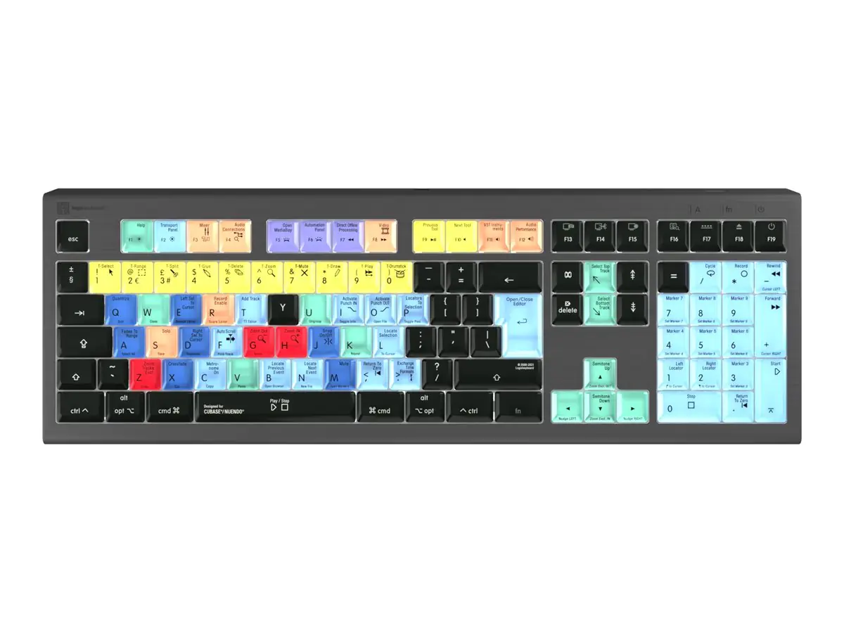 Logickeyboard Cubase / Nuendo Astra 2 - Tastatur LKB-CBASE-A2M-UK