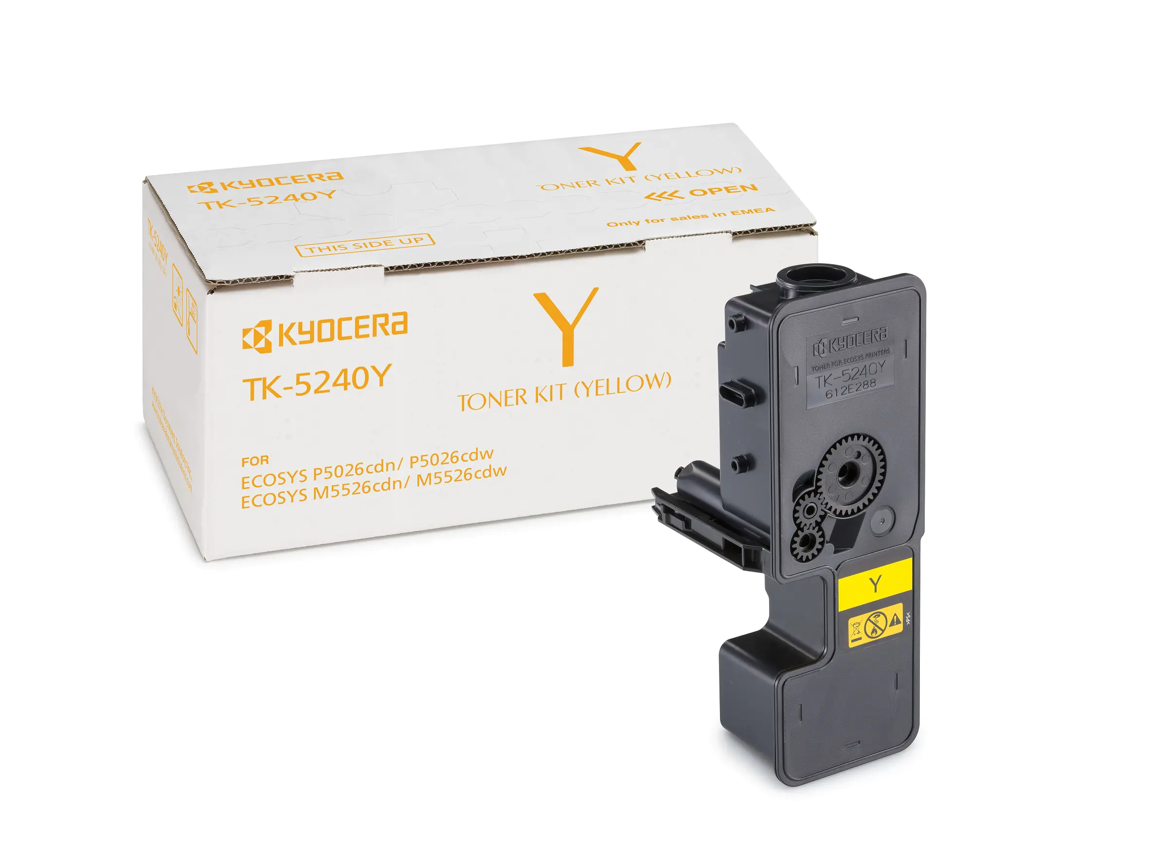 Kyocera TK 5240Y - Gelb - Original - Tonerpatrone - für ECOSYS M5526, P5026 Kyocera TK 5240Y - Gelb - Original - Tonerpatrone - für ECOSYS M5526, P5026