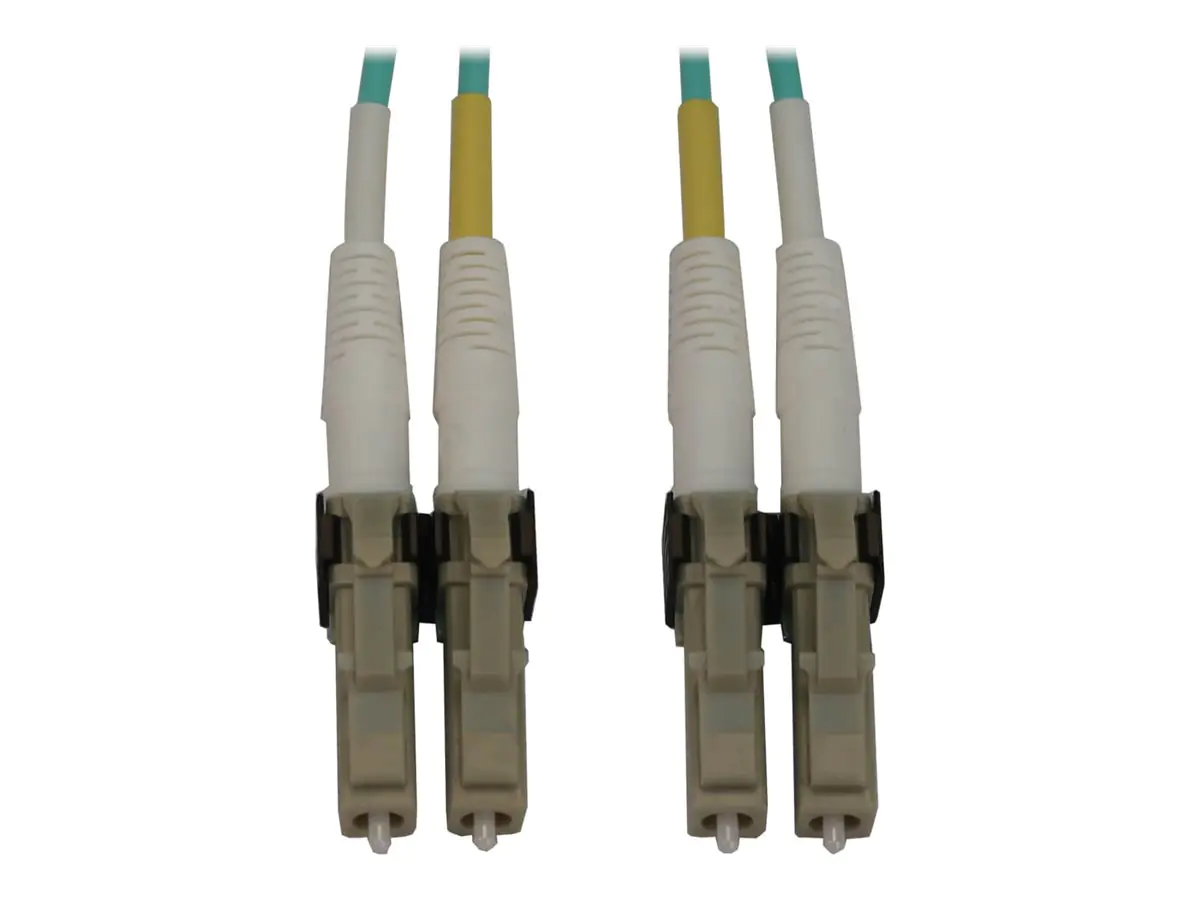 Eaton Tripp Lite Series 400G Multimode 50/125 OM3 Switchable Fiber Optic Cable (Duplex LC-PC M/M) N820X-05M