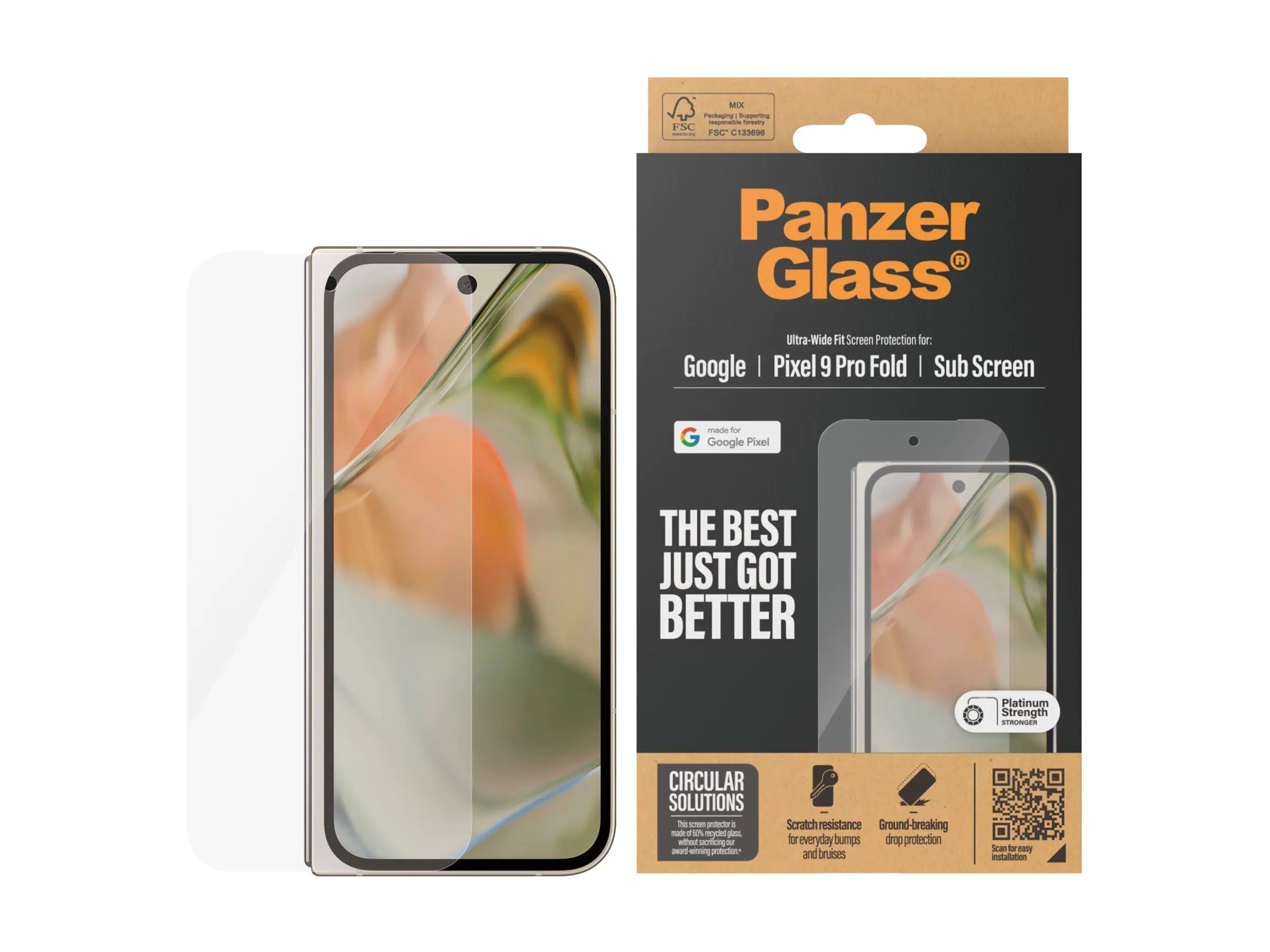 PanzerGlass Bildschirmschutz für Handy - ultrabreite 4788