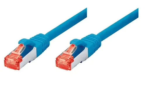 exertis Connect - Patch-Kabel - RJ-45 (M) zu RJ-45 (M) - 1 m - SSTP-Kabel - CAT 6 - halogenfrei - Blau