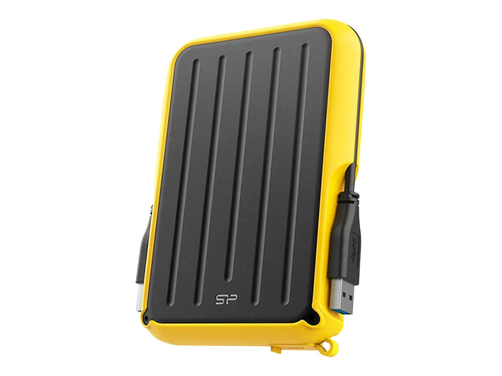 Silicon Power Armor A66 - Festplatte - 4 TB - extern (tragbar) - USB 3.2 Gen 1 - Schwarz/Gelb