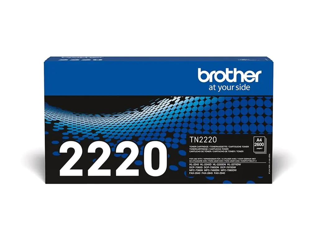 Brother TN2220 - Schwarz - Original - Tonerpatrone - für Brother DCP-7060, 7065, 7070, HL-2220, 2240, 2250, 2270, MFC-7360, 7460, 7860; FAX-2840