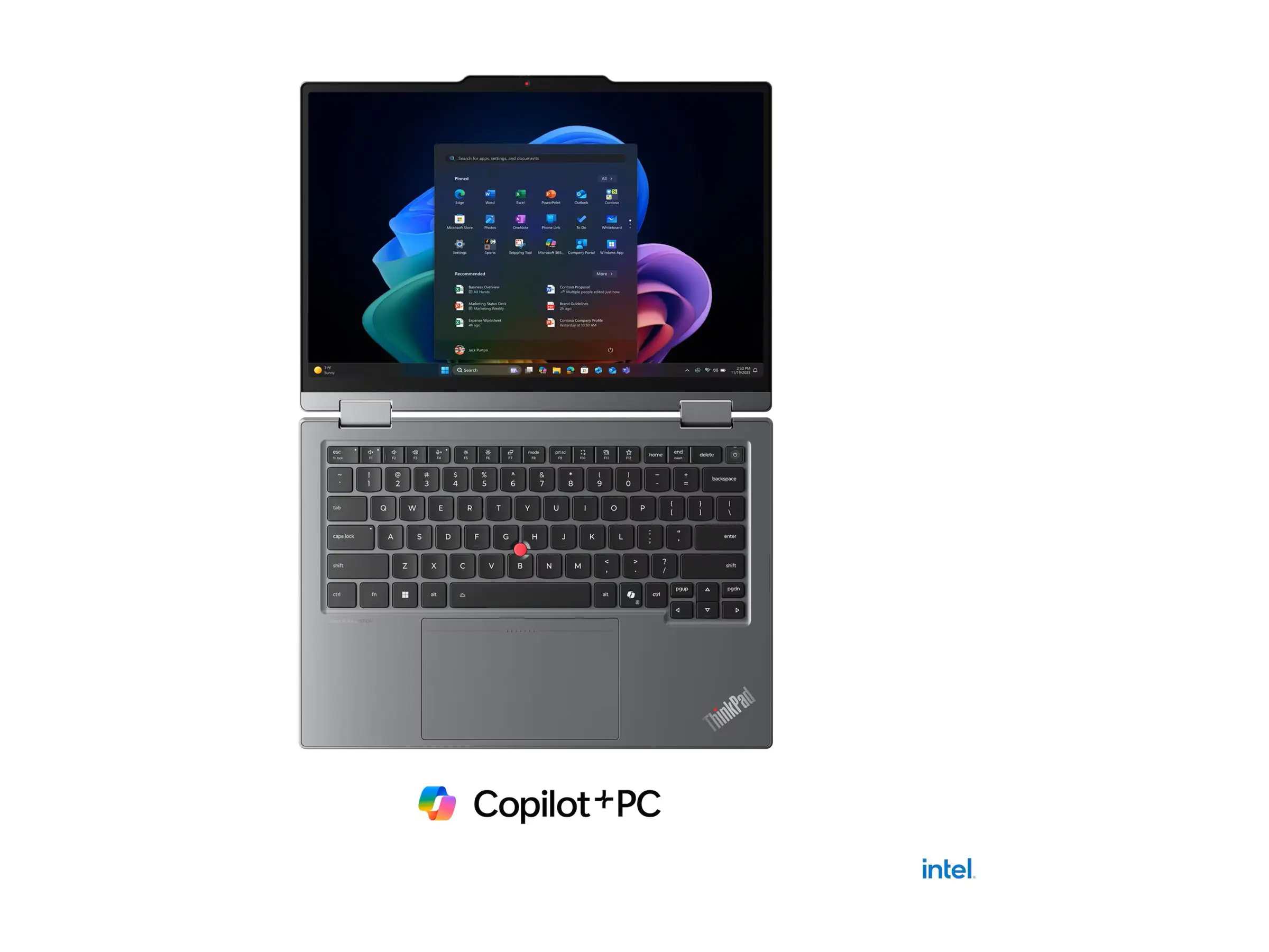 Lenovo ThinkPad X1 2-in-1 Gen 11 21V9 - Aura Edition - Flip-Design - Intel Core Ultra 7 355 -
