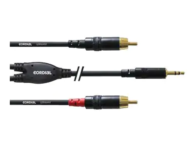 Cordial Audiokabel - RCA männlich zu mini-phone
