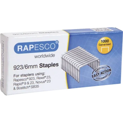 RAPESCO Heftklammern 1235 923/6 verzinkt RAPESCO Heftklammern 1235 923/6 verzinkt