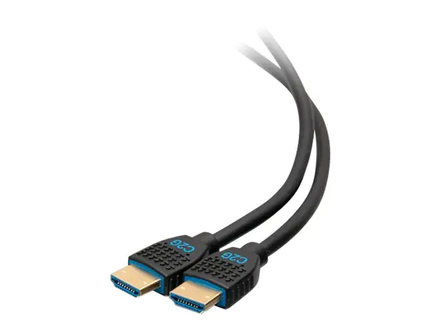 C2G 6ft 4K HDMI Cable - Performance Series Cable - Ultra Flexible - M/M - High Speed - HDMI-Kabel - HDMI männlich zu HDMI männlich - 1.8 m - Schwarz