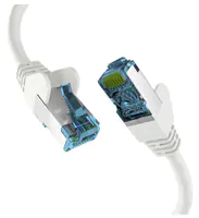 EFB-Elektronik - Patch-Kabel - RJ-45 (M) zu RJ-45 (M) - 50 cm - 6 mm - S/FTP, PiMF - CAT 7 (Kabel) / CAT 6a (Anschlüsse) - geschirmt, halogenfrei, geformt, verseilt, Knickschutzmanschette, 10 Gigabit Ethernet, Steckerbelegung 1:1 - weiß EFB-Elektronik - Patch-Kabel - RJ-45 (M) zu RJ-45 (M) - 50 cm - 6 mm - S/FTP, PiMF - CAT 7 (Kabel) / CAT 6a (Anschlüsse) - geschirmt, halogenfrei, geformt, verseilt, Knickschutzmanschette, 10 Gigabit Ethernet, Steckerbelegung 1:1 - weiß