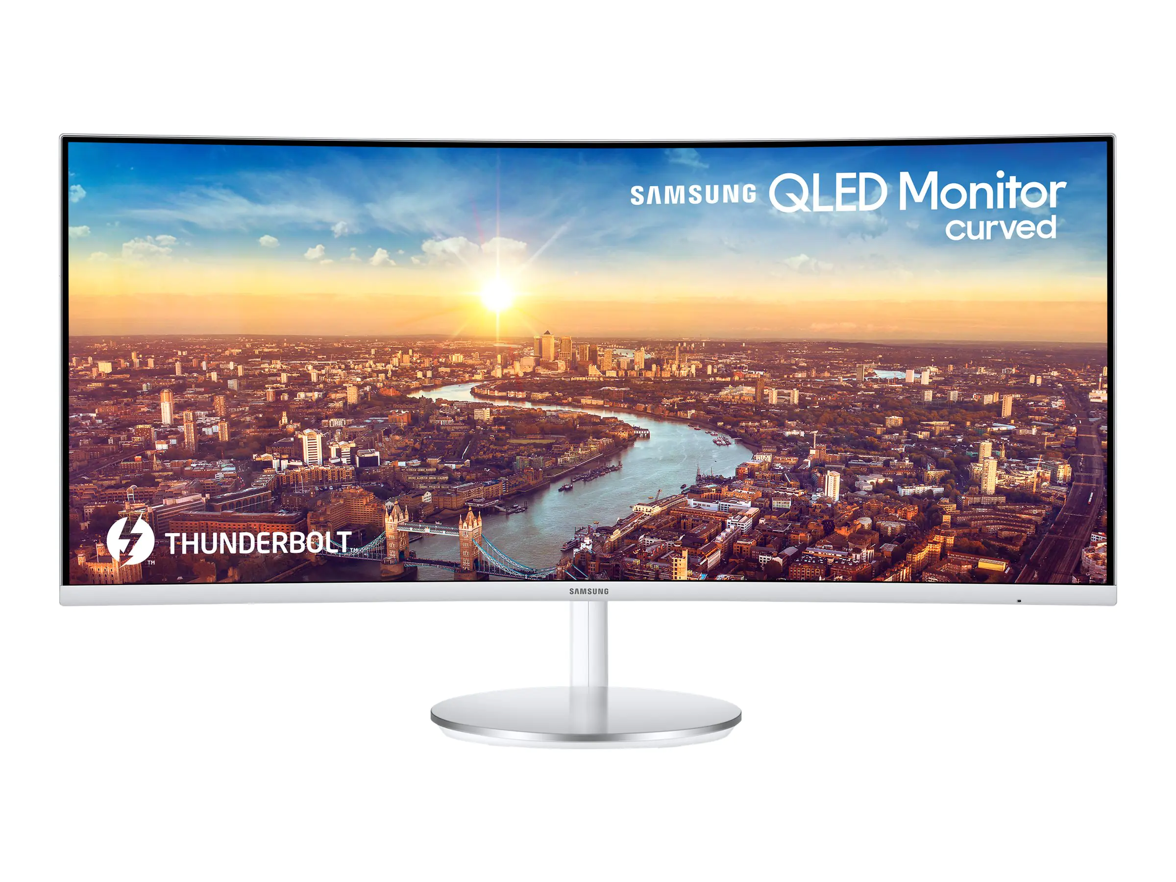Samsung C34J791WTU - CJ79 Series - QLED-Monitor - gebogen - 86.4 cm (34")