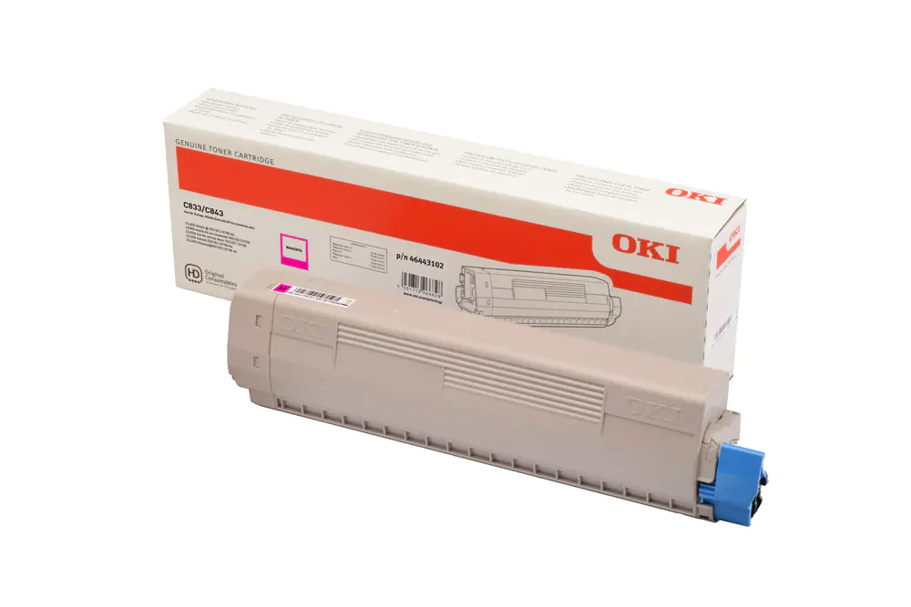 OKI - Mit hoher Kapazität - Magenta - Original - Tonerpatrone - für C833dn, 833n, 843dn OKI - Mit hoher Kapazität - Magenta - Original - Tonerpatrone - für C833dn, 833n, 843dn