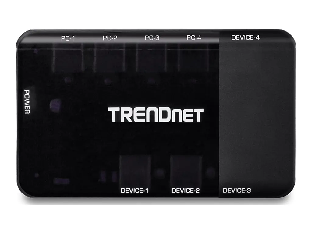 TRENDnet TK-U404 - Hub - 4 x USB 3.1 (für PCs) + 4 x USB 3.1 (für Geräte)
