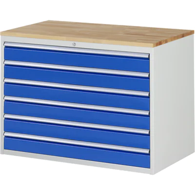 RAU Schubladenschrank 7000 1.145 x 825 x 650 mm (B x H x T) 6 Schubladen Farbe der Front: enzianblau Farbe des Korpus: lichtgrau RAU Schubladenschrank 7000 1.145 x 825 x 650 mm (B x H x T) 6 Schubladen Farbe der Front: enzianblau Farbe des Korpus: lichtgrau