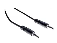 Exertis Connect Audiokabel 3,5 mm Klinkenstecker an 3,5 mm Klinkenstecker - schwarz - 2 m - 580691