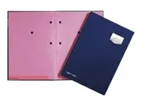PAGNA Unterschriftenmappe de Luxe 24102-04 DIN A4 10Fächer Pappe sw