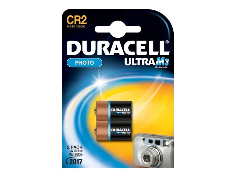 Duracell Ultra M3 CR2 - Kamerabatterie 2 x CR2 Li DUR030480 Duracell Ultra M3 CR2 - Kamerabatterie 2 x CR2 Li DUR030480