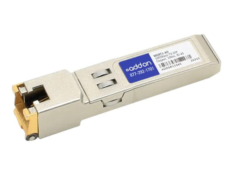 AddOn Linksys MGBT1 Compatible SFP Transceiver - SFP (Mini-GBIC)-