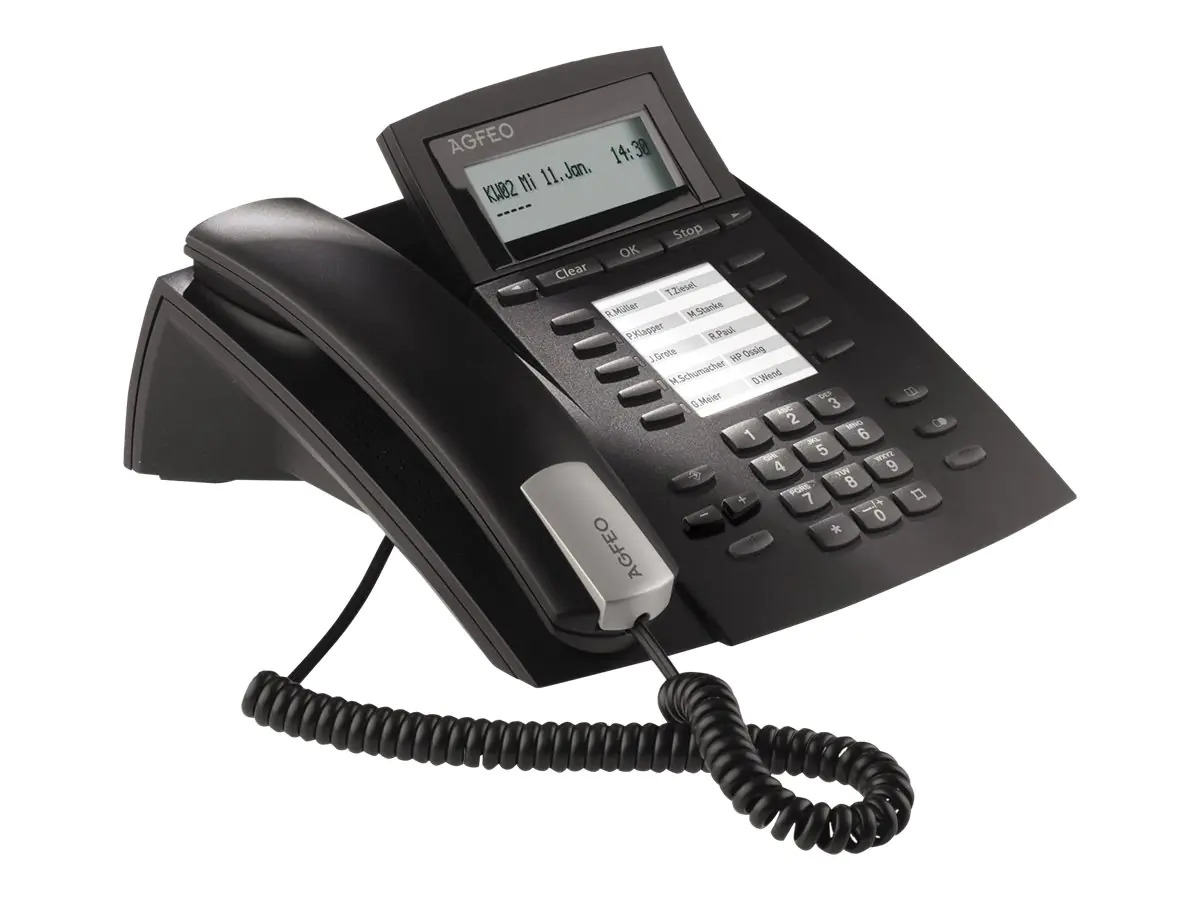 AGFEO ST 22 IP - VoIP-Telefon - Schwarz