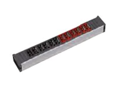 Bachmann Consolidation Point 2 x 6-way Large - Steckdosenleiste - Eingabe, Eingang GST18i3 - Ausgangsanschlüsse: 12