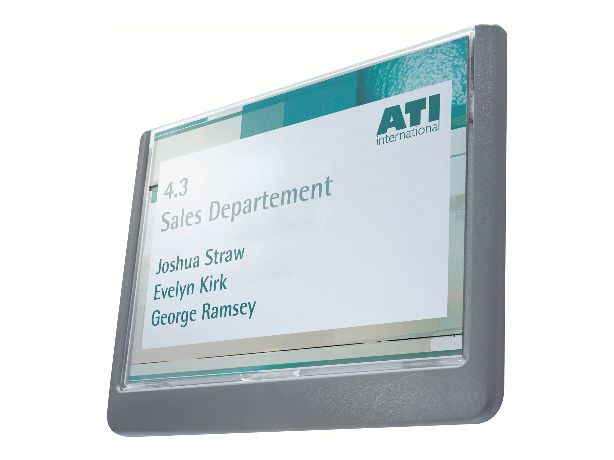 DURABLE Türschild Click SIGN 486137 149x105,5mm graphit