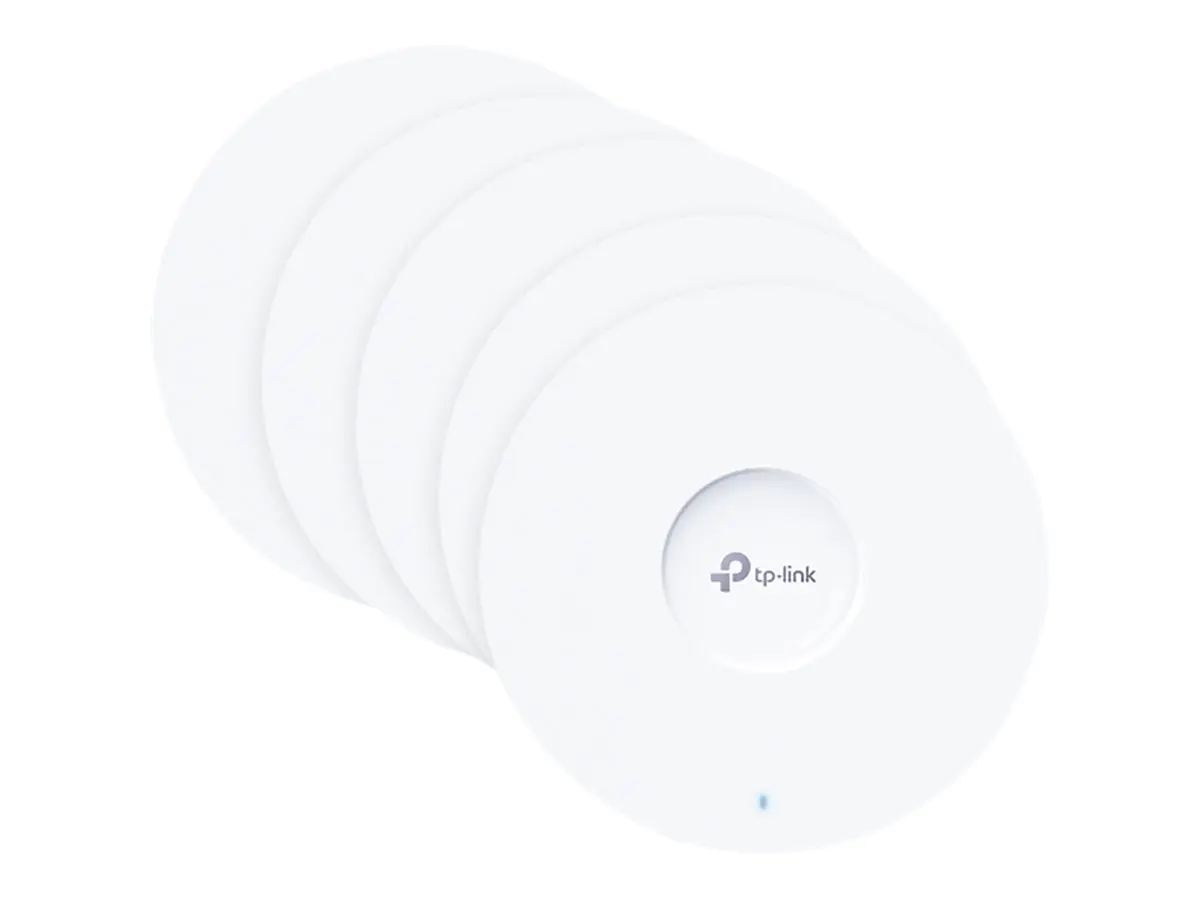 TP-Link Omada EAP613 V1 - Accesspoint - Wi-Fi 6 - 2.4 GHz, 5 GHz - Cloud-verwaltet - Wand- / Deckenmontage (Packung mit 5)