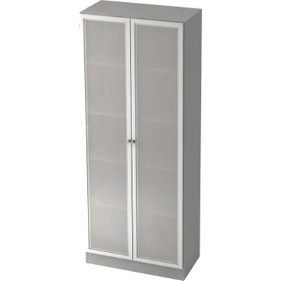 Hammerbacher Glastürenschrank Solid V6100G/W/S/SG 80x42x200,4cm grau Hammerbacher Glastürenschrank Solid V6100G/W/S/SG 80x42x200,4cm grau