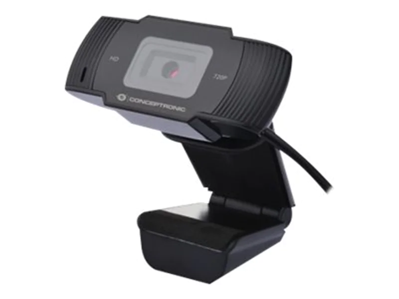 Conceptronic AMDIS03B - Webcam - Farbe - 1280 x 720 - 720p - feste Brennweite - Audio - USB 2.0 - Gleichstrom 5 V