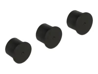 DeLOCK - Schutzkappe - Schwarz (Packung mit 10)