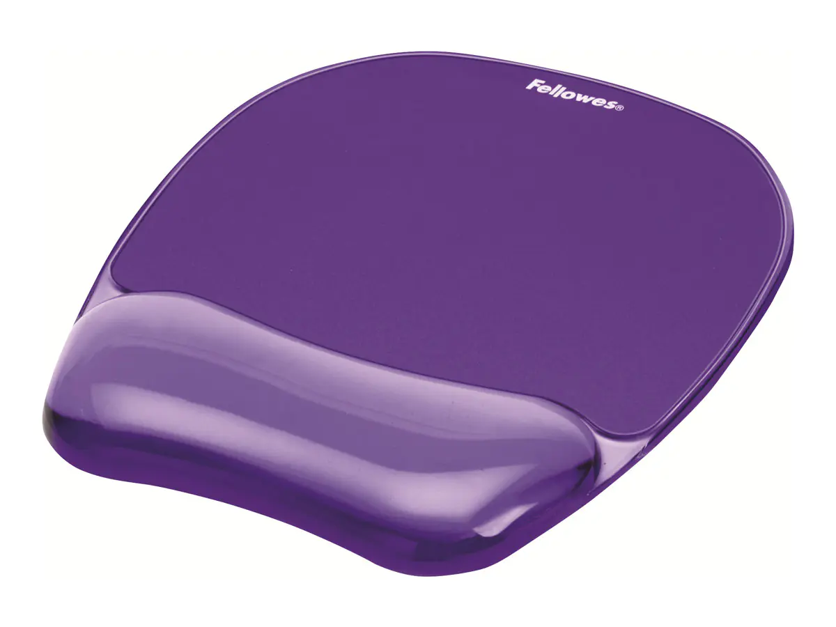 Fellowes Gel Crystal - Mauspad mit Handgelenkpolsterkissen - violett Fellowes Gel Crystal - Mauspad mit Handgelenkpolsterkissen - violett