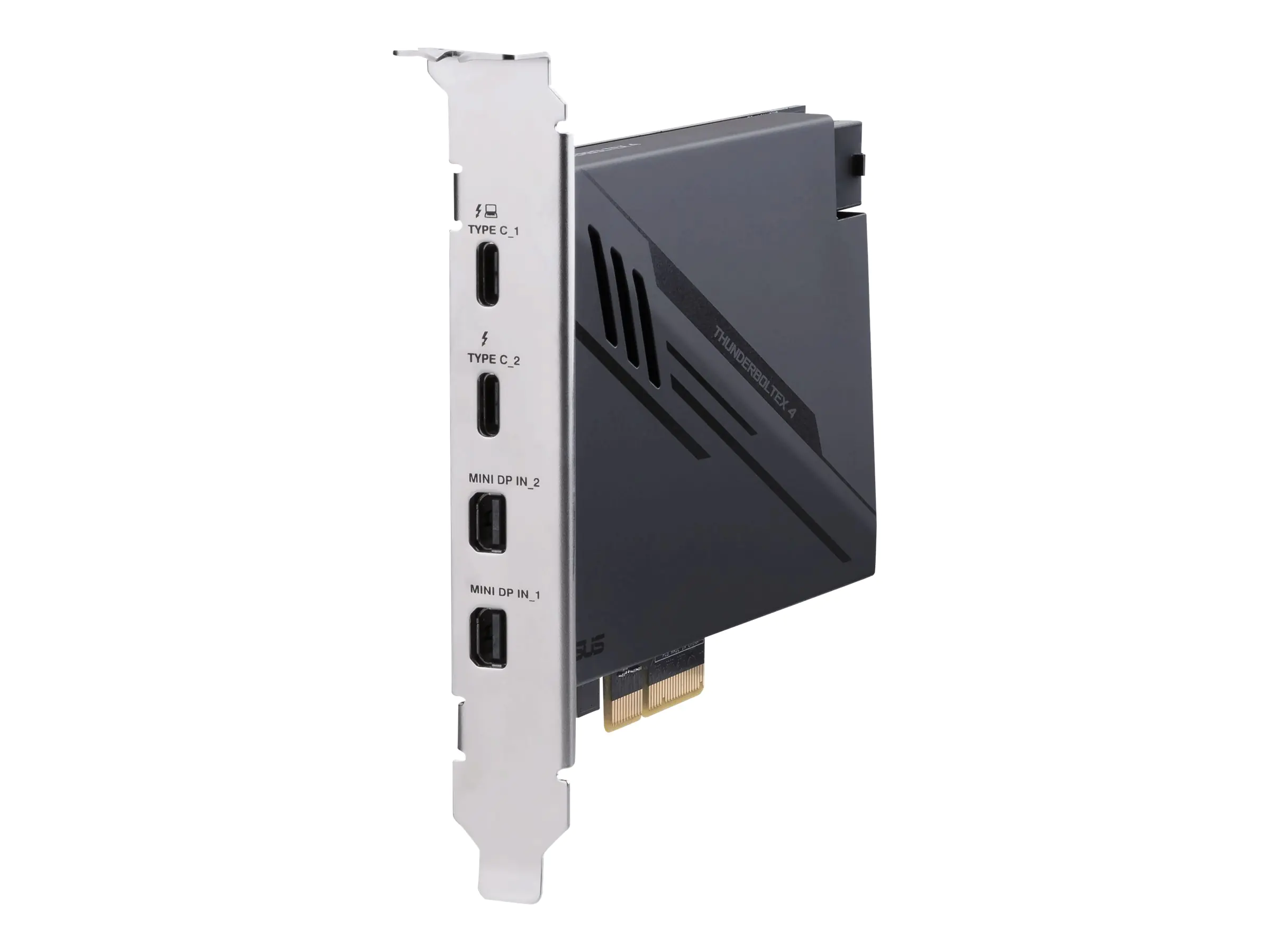 ASUS ThunderboltEX 4 - Thunderbolt-Adapter - PCIe 3.0 x4 - Thunderbolt 4 x 2 - Schwarz ASUS ThunderboltEX 4 - Thunderbolt-Adapter - PCIe 3.0 x4 - Thunderbolt 4 x 2 - Schwarz