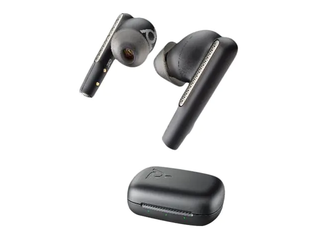 Poly Voyager Free 60 - True Wireless-Kopfhörer mit Mikrofon - im Ohr - Bluetooth - aktive Rauschunterdrückung - Carbon Black