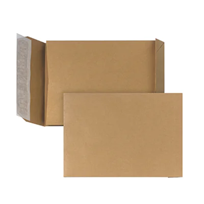 POSTHORN Faltentasche DIN C5 162 x 229 mm (B x H) ohne Fenster 110g/m² mit Haftklebung Kraftpapier braun 250 St./Pack.