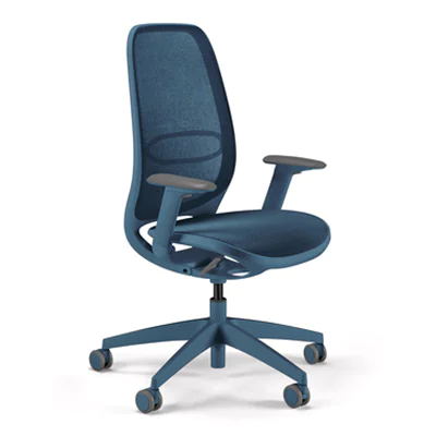 Sedus Bürodrehstuhl se:air 42-55cm Rolle weich gebremst (für Hartboden) Kunststoff blau Sedus Bürodrehstuhl se:air 42-55cm Rolle weich gebremst (für Hartboden) Kunststoff blau