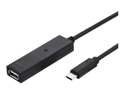 VALUE - USB-Verlängerungskabel - 24 pin USB-C (M) zu USB (W) - USB 2.0 - 10 m - aktiv - Schwarz VALUE - USB-Verlängerungskabel - 24 pin USB-C (M) zu USB (W) - USB 2.0 - 10 m - aktiv - Schwarz