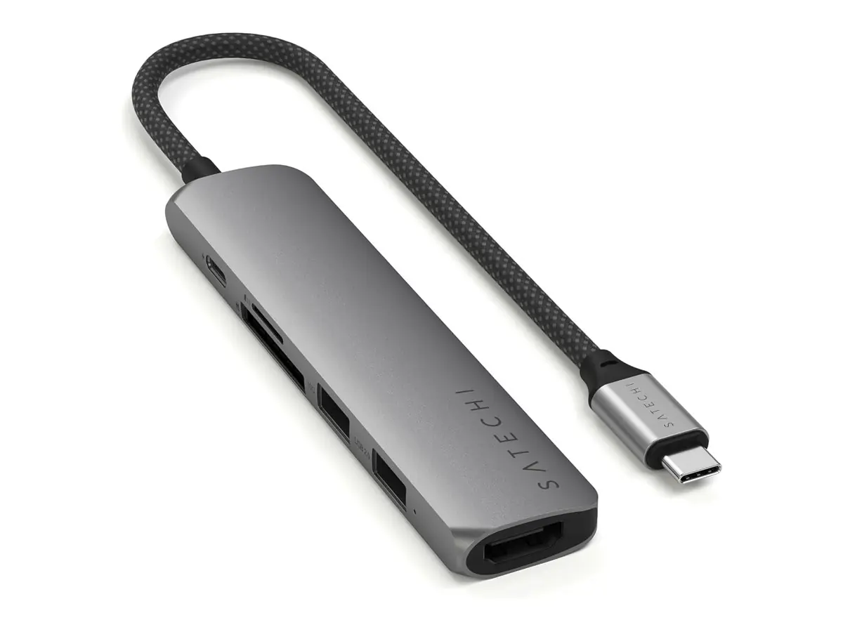 Satechi 6-in-1 - Dockingstation - USB-C 3.2 Gen 2
