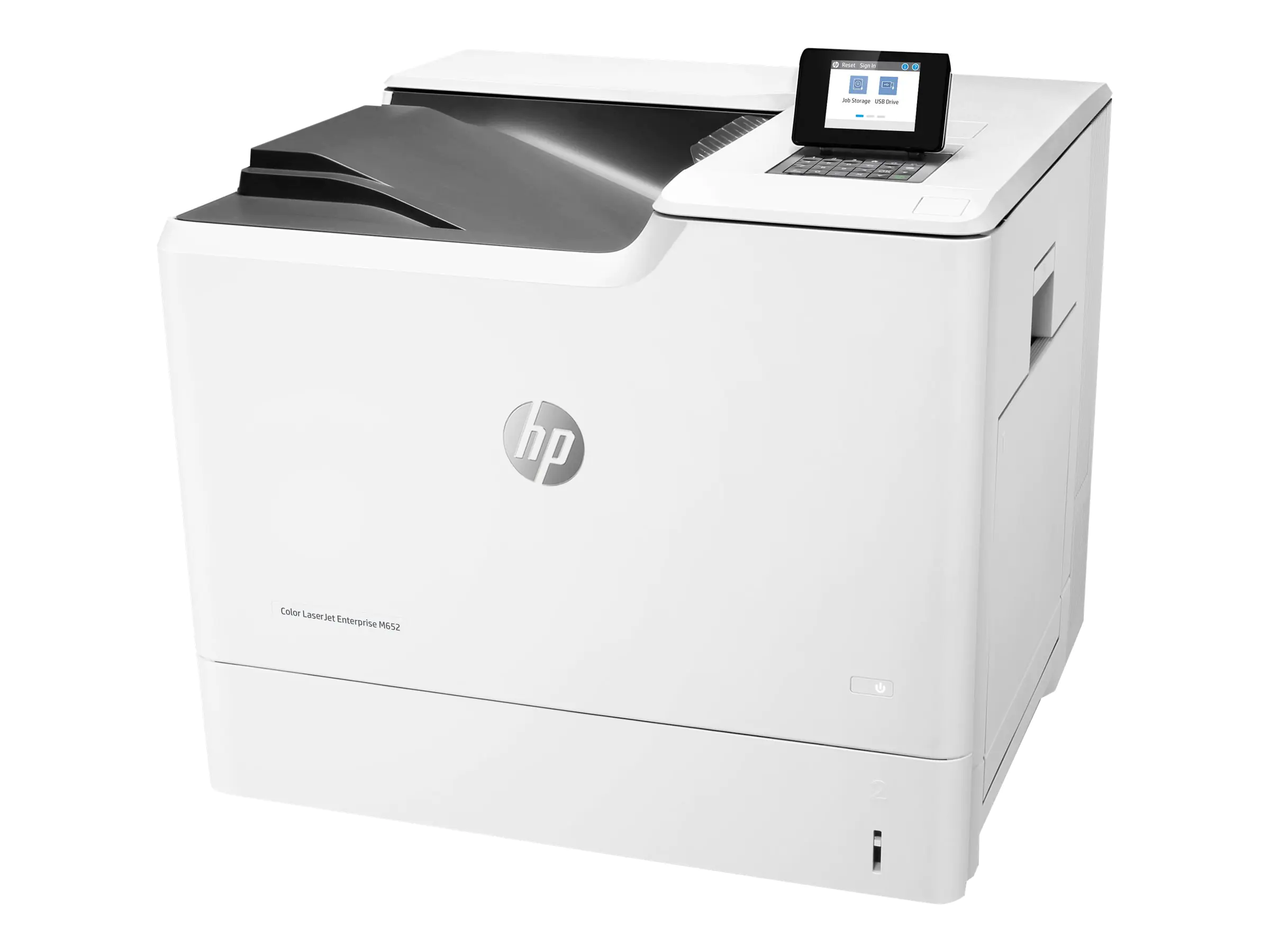 HP Color LaserJet Enterprise M652dn - Drucker - Farbe - Duplex - Laser - A4/Legal - 1200 x 1200 dpi - bis zu 47 Seiten/Min. (einfarbig)/ bis zu 47 Seiten/Min. (Farbe) - Kapazität: 650 Blätter - USB 2.0, Gigabit LAN, USB 2.0-Host