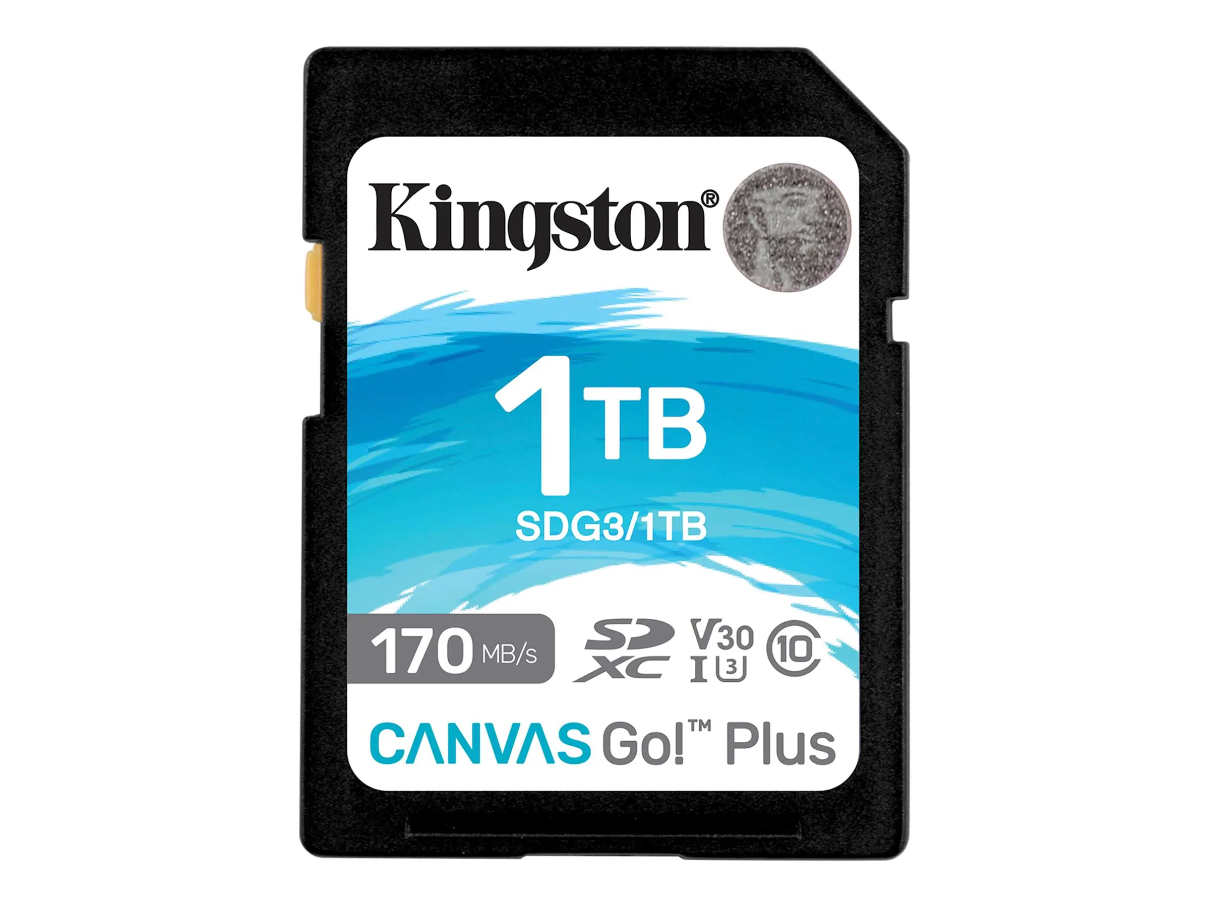 Kingston Canvas Go! Plus - Flash-Speicherkarte - 1 TB - Video Class V30 / UHS-I U3 / Class10 - SDXC UHS-I Kingston Canvas Go! Plus - Flash-Speicherkarte - 1 TB - Video Class V30 / UHS-I U3 / Class10 - SDXC UHS-I