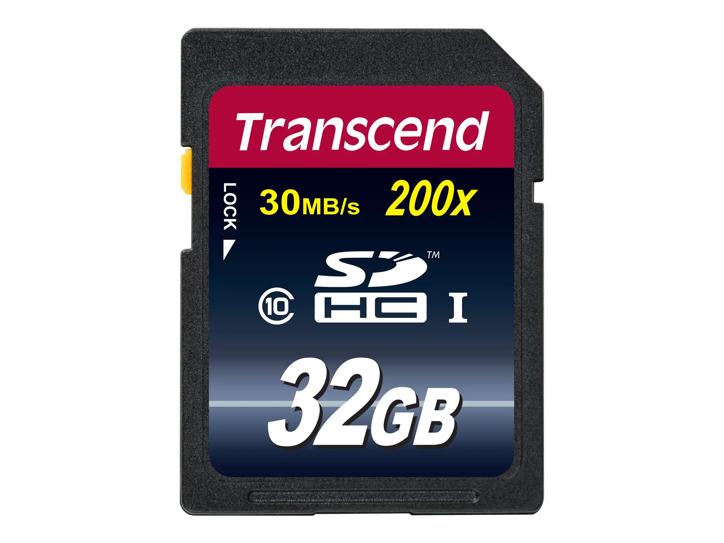 Transcend - Flash-Speicherkarte - 32 GB - Class 10 - SDHC Transcend - Flash-Speicherkarte - 32 GB - Class 10 - SDHC