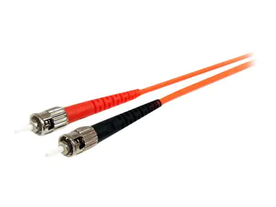 StarTech 2m Fiber Optic Cable - Multimode Duplex 62.5/125 - LSZH - LC/ST - OM1 - LC to ST Fiber Patch Cable (FIBLCST2)