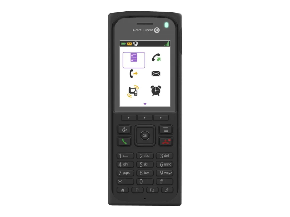 Alcatel-Lucent 8262 DECT - Schnurloses Digitaltelefon - mit Bluetooth-Schnittstelle - IP-DECT\GAP - Schwarz Alcatel-Lucent 8262 DECT - Schnurloses Digitaltelefon - mit Bluetooth-Schnittstelle - IP-DECT\GAP - Schwarz