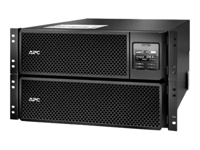 APC Smart-UPS SRT 8000VA RM - USV (Rack - einbaufähig) - Wechselstrom 230 V - 8000 Watt - 8000 VA - Ethernet 10/100, USB - Ausgangsanschlüsse: 14 - 6U - Schwarz - für P/N: AR2487G, AR3100W, AR3105SP, AR3105W, AR3155W, AR3305W, AR3355SP, AR3355W, NBWL0356A