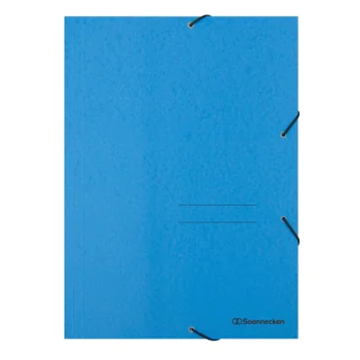 Soennecken Eckspanner 1473 DIN A4 3Klappen und Gummizug blau Soennecken Eckspanner 1473 DIN A4 3Klappen und Gummizug blau