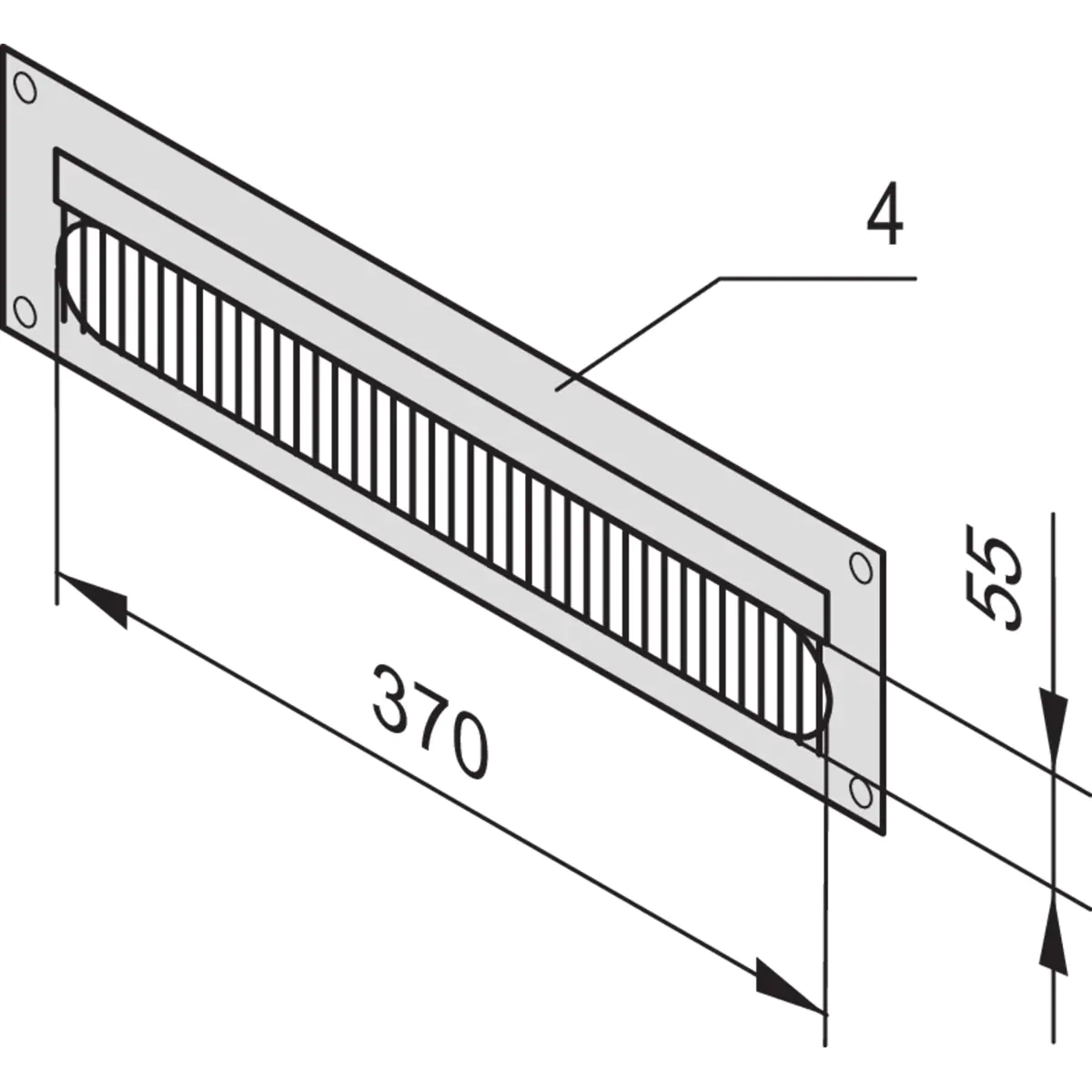 SCHROFF CABLE DUCTING PANEL 3U 7021 - Rack-Zubehör SCHROFF CABLE DUCTING PANEL 3U 7021 - Rack-Zubehör