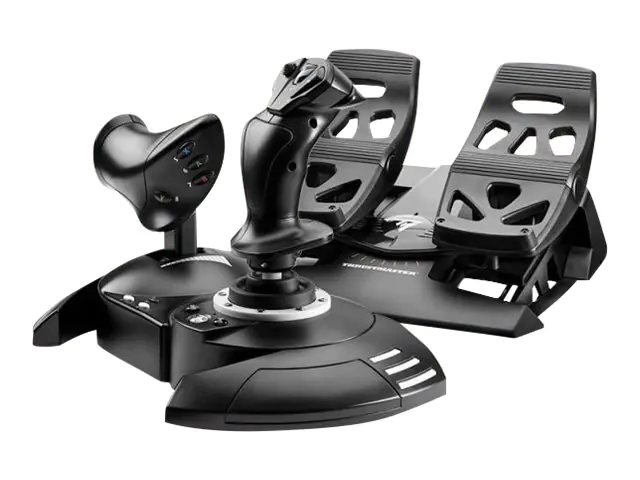 Thrustmaster T-Flight Full Kit X - Joystick, Gashebel und Pedale - kabelgebunden - für PC, Microsoft Xbox One, Microsoft Xbox Series S, Microsoft Xbox Series X