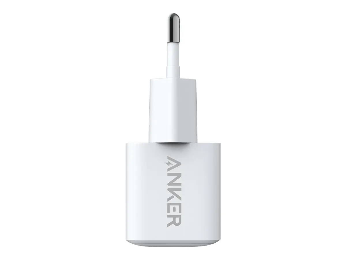 Anker PowerPort III Nano - Netzteil - 20 Watt - IQ 3.0 (24 pin USB-C) - weiß