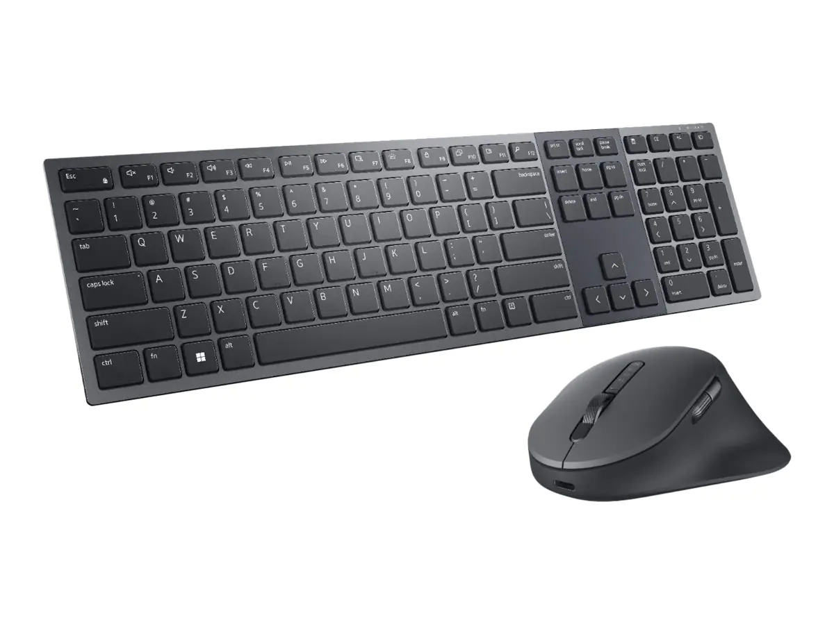 Dell Premier KM900 - Tastatur-und-Maus-Set - Zusammenarbeit - hinterleuchtet - kabellos - 2.4 GHz, Bluetooth 5.1 - QWERTZ - Deutsch - Graphite - mit 3 Jahre Advanced Exchange-Service Dell Premier KM900 - Tastatur-und-Maus-Set - Zusammenarbeit - hinterleuchtet - kabellos - 2.4 GHz, Bluetooth 5.1 - QWERTZ - Deutsch - Graphite - mit 3 Jahre Advanced Exchange-Service
