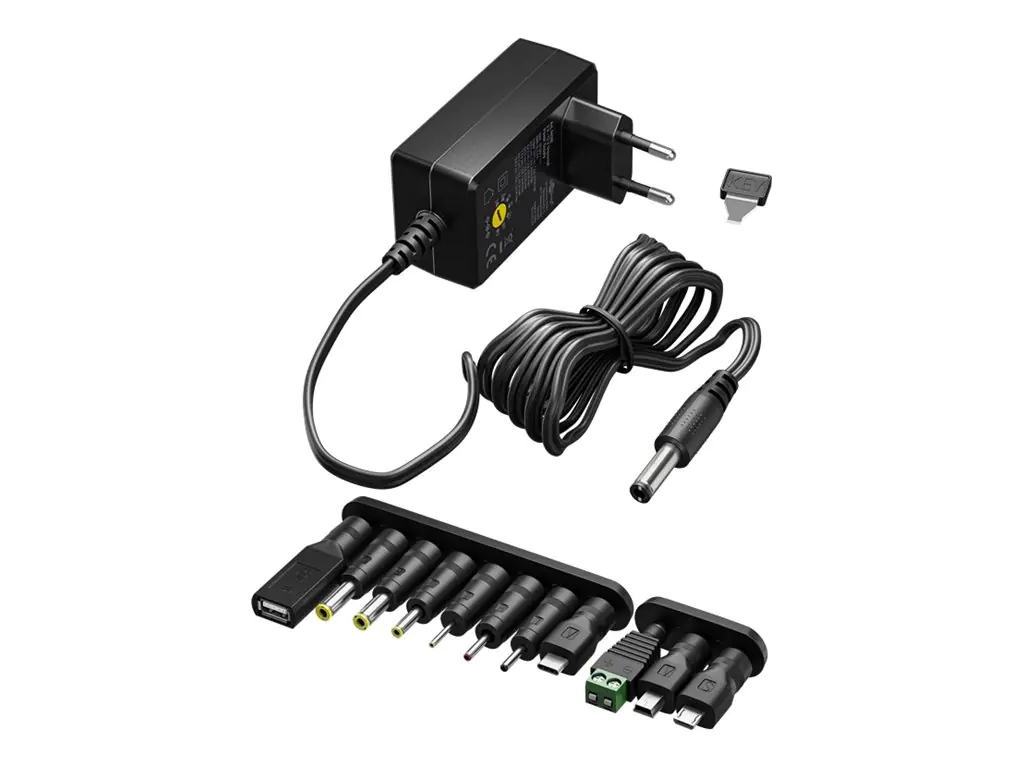 Wentronic goobay - Netzteil - universell - 36 Watt - 2.4 A (Gleichstromstecker 5,5 x 2,1 mm) 74436